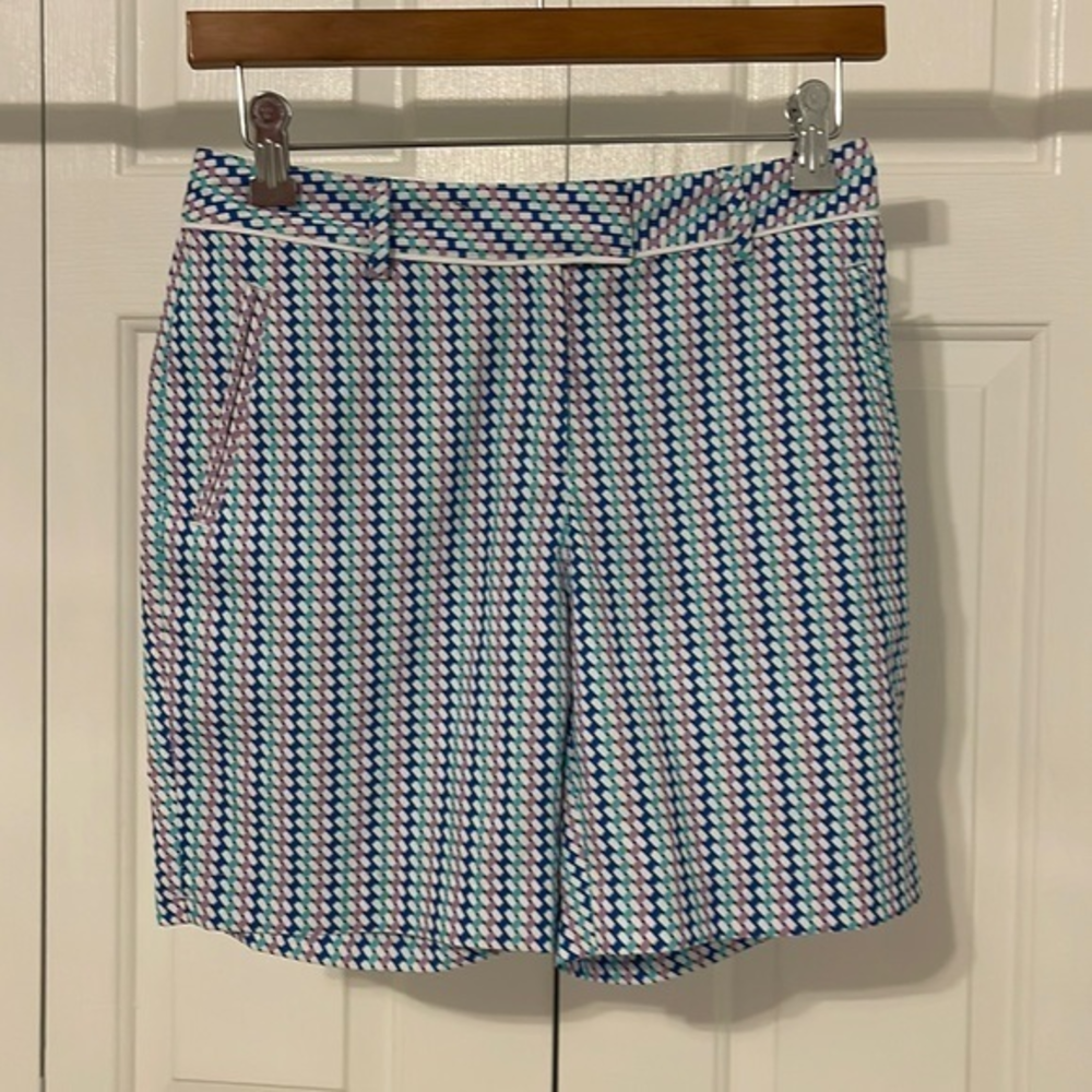 Lady Hogan Shorts Size 0 Multi‎ Color Print 5” inseam pre-owned like new
